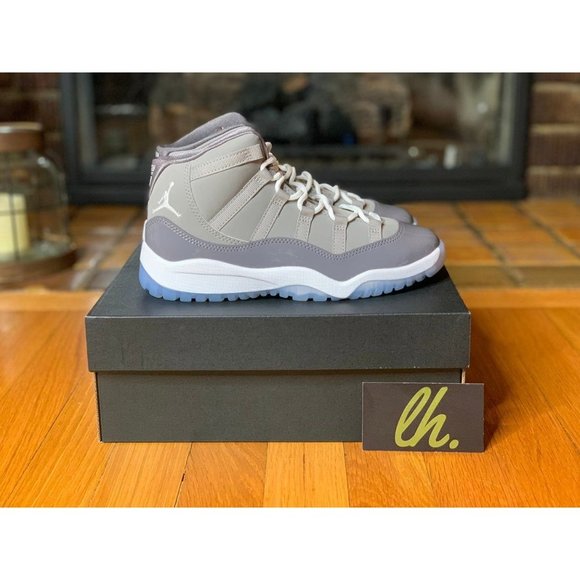 Size 3y Air Jordan Retro 11 "Cool Grey" - Picture 3 of 5